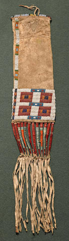 Plains Beaded Tobacco Bag