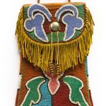 Kiowa Beaded and Fringed Hide Dispatch Pouch, Southern Plains