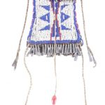 Northern Cheyenne Beaded Strike-A-Lite Bag 19th Century