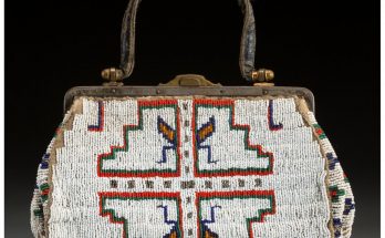 native american beaded purse