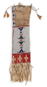 Lakota Beaded and Quilled Pipe Bag