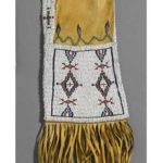 Cheyenne Beaded Hide Tobacco Bag