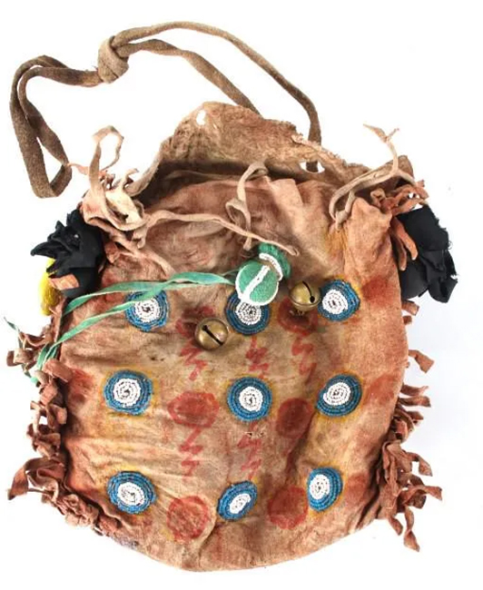 Shaman beaded bag